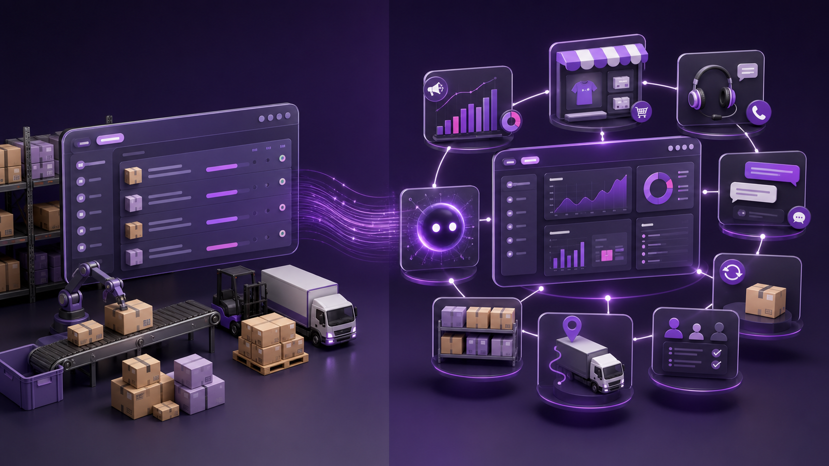 Order management ও fulfillment platform-এর সঙ্গে EcomDrive 360-degree operation-এর তুলনা